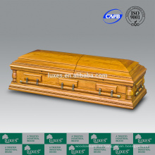 LUXES Oversize estilo americano fúnebre ataúd roble ataúdes de madera